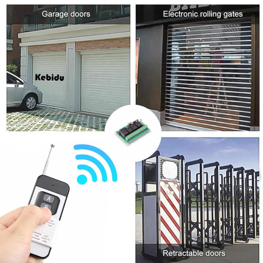 Wireless Remote Control RF Transmitter For Electric Doors 4