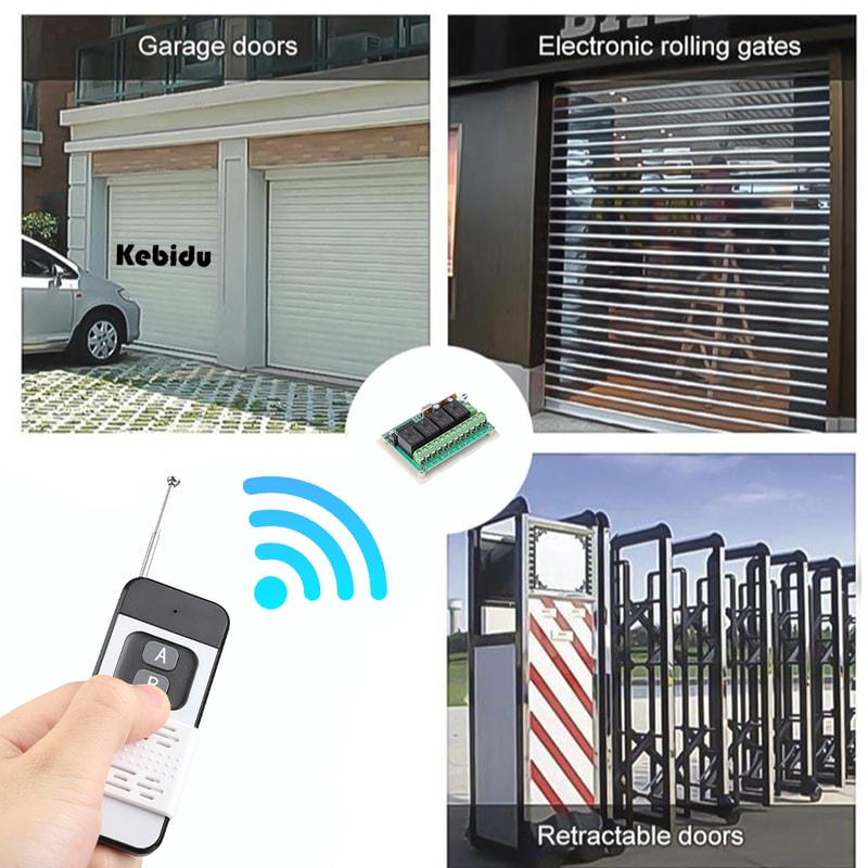 Wireless Remote Control RF Transmitter For Electric Doors 4