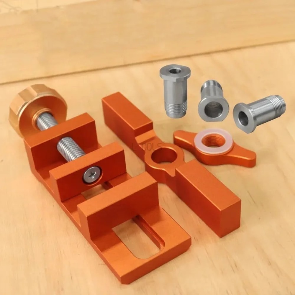 Aluminum Woodworking Clamp And Drilling Locator For Cabinet Doors 4