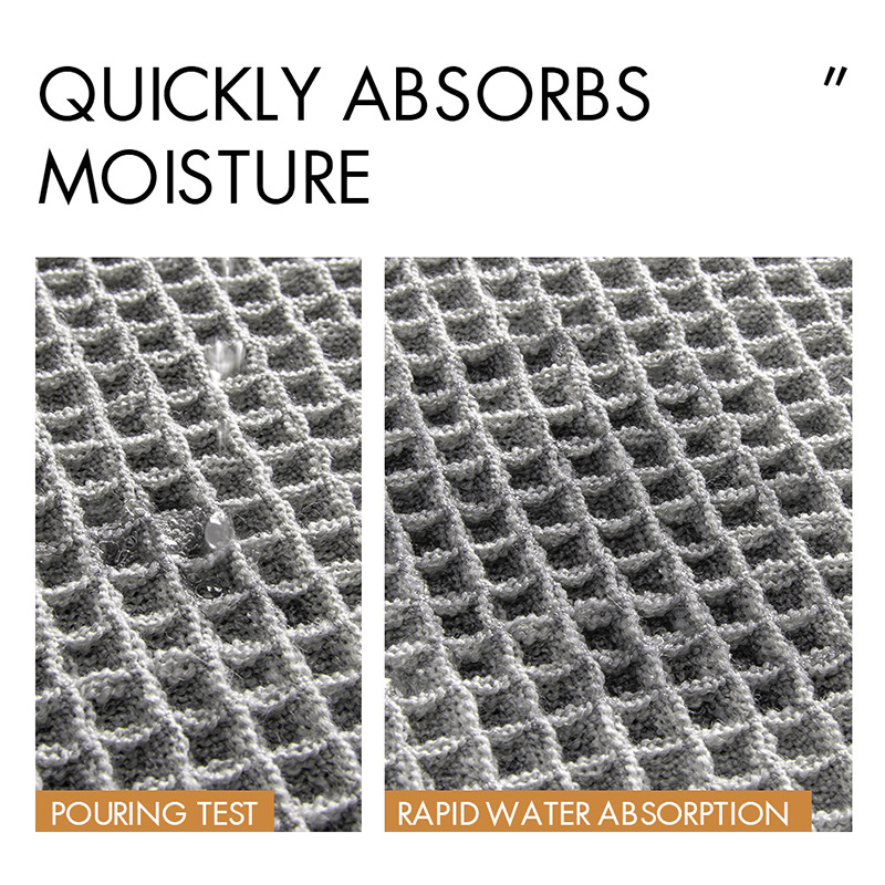 Absorbent Bathroom Mat with Anti-Slip Backing, Perfect for Your Entrance or Toilet Area