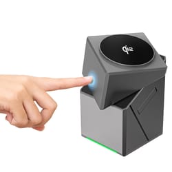 touch autorotation magnetic wireless charger dock for iphone, android, iwatch, magsafe fast charging station