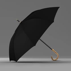 luxury bamboo golf umbrella, windproof, large, outdoor, designer rain umbrella for men