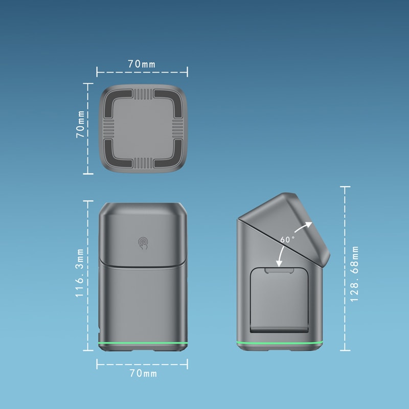 Magnetic Wireless Charging Stand For IPhone IWatch And AirPods MagSafe Fast Charger Station Dock 4