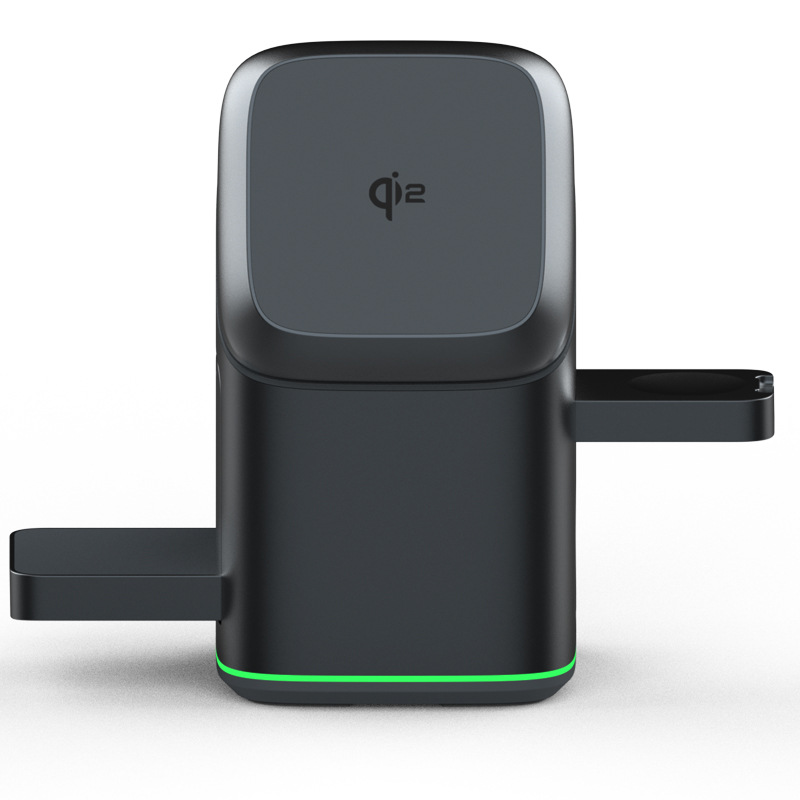 Magnetic Wireless Charging Stand For IPhone IWatch And AirPods MagSafe Fast Charger Station Dock 7