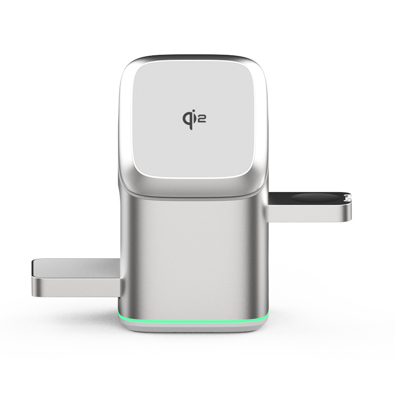 Magnetic Wireless Charging Stand For IPhone IWatch And AirPods MagSafe Fast Charger Station Dock 6