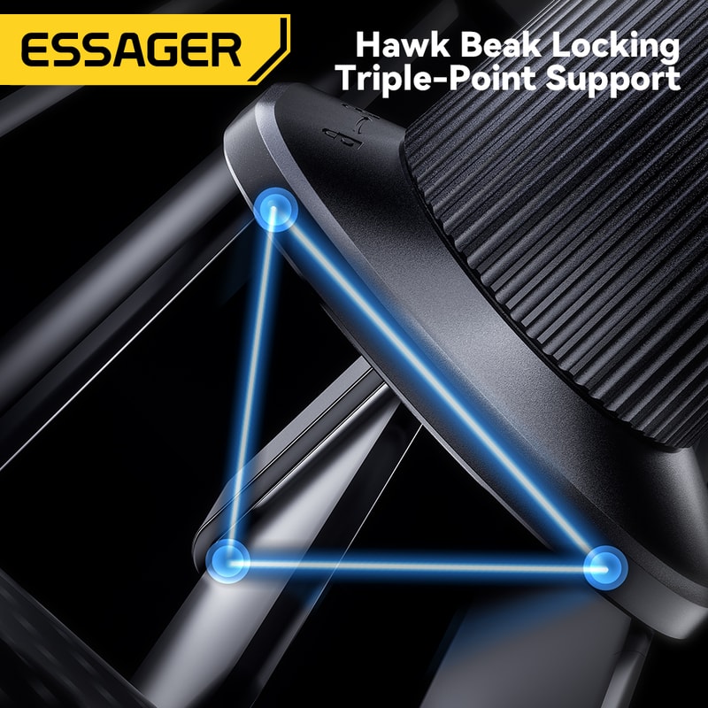 Magnetic Wireless Car Charger Mount For IPhone Magsafe Compatible Stand With LED Light 5