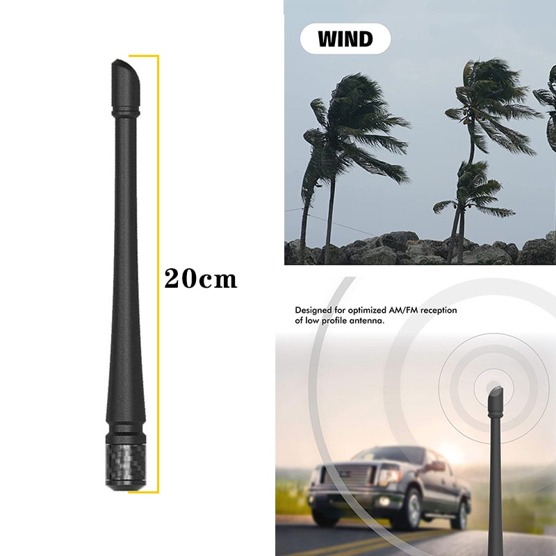 Rubber Antenna Replacement For Jeep AM FM Radio Signal Aerial Durable Stylish 2