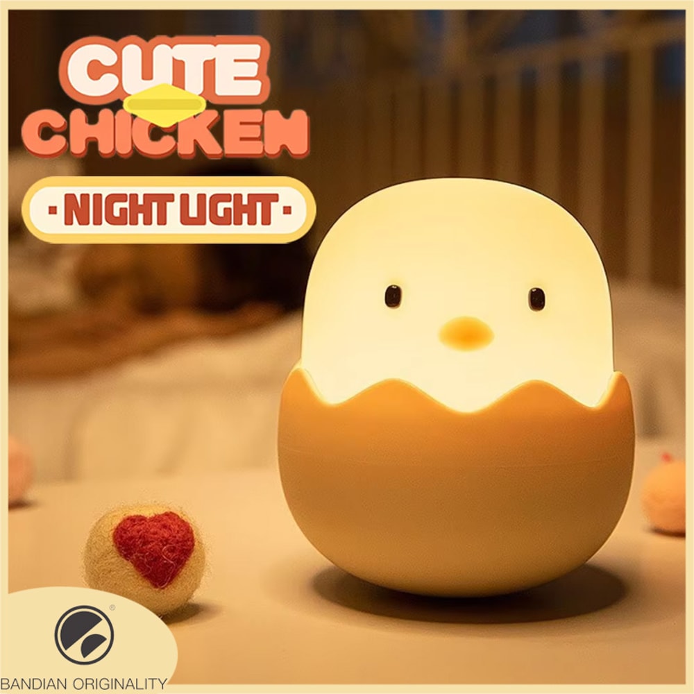 Duck Silicone Night Light For Kids Rechargeable Dimmable Touch Lamp With Timer Perfect Bedroom Deco 1