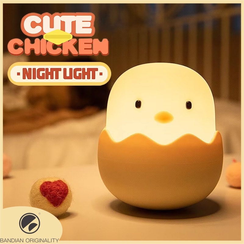 Duck Silicone Night Light For Kids Rechargeable Dimmable Touch Lamp With Timer Perfect Bedroom Deco 1