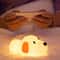 Cute Puppy Dog Touch Sensor Night Light Silicone Dimmable Bedroom Lamp For Kids Holiday Gift 0