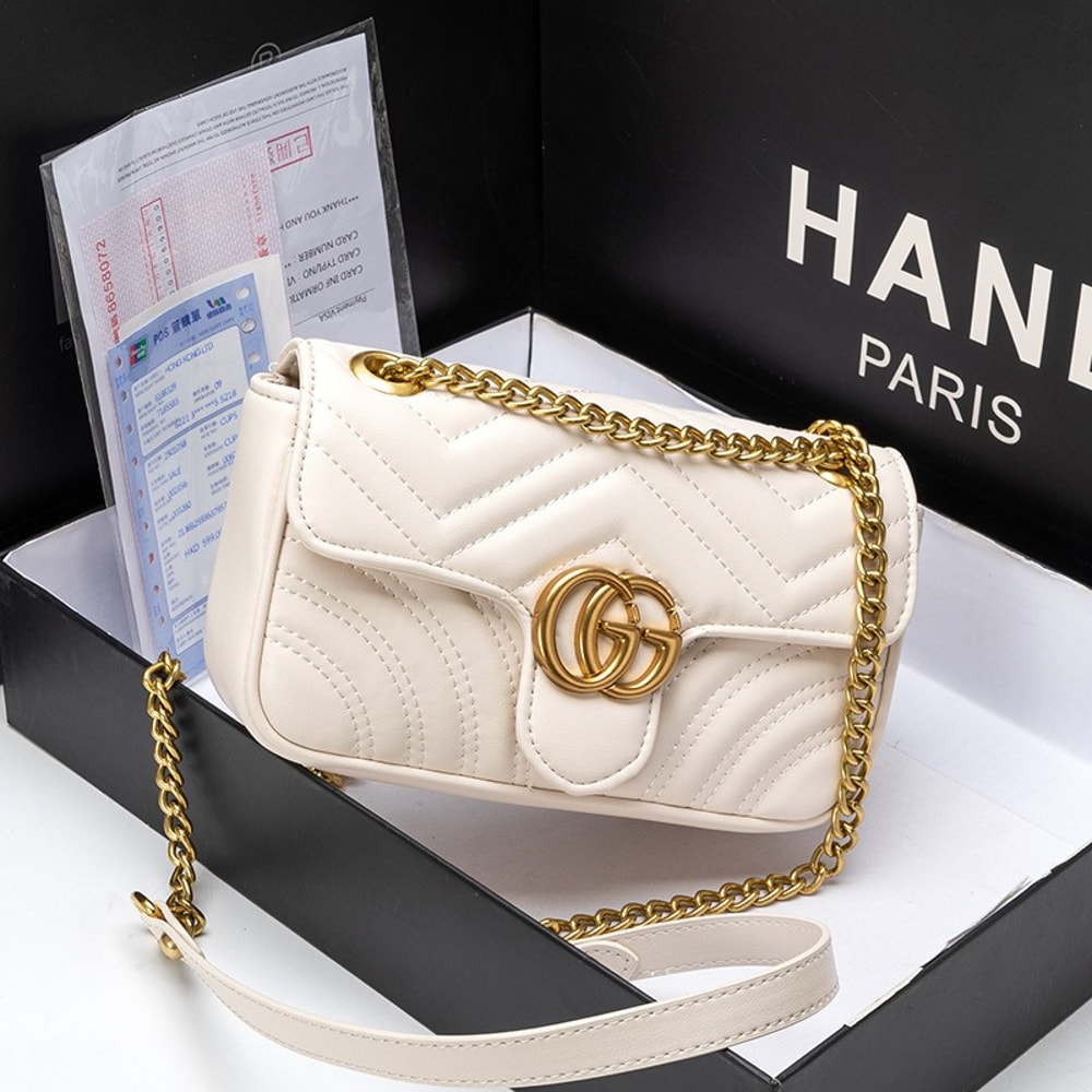 Chic Autumn Rhombus Chain Shoulder Bag Trendy Fashionable Messenger Bag For Women 2