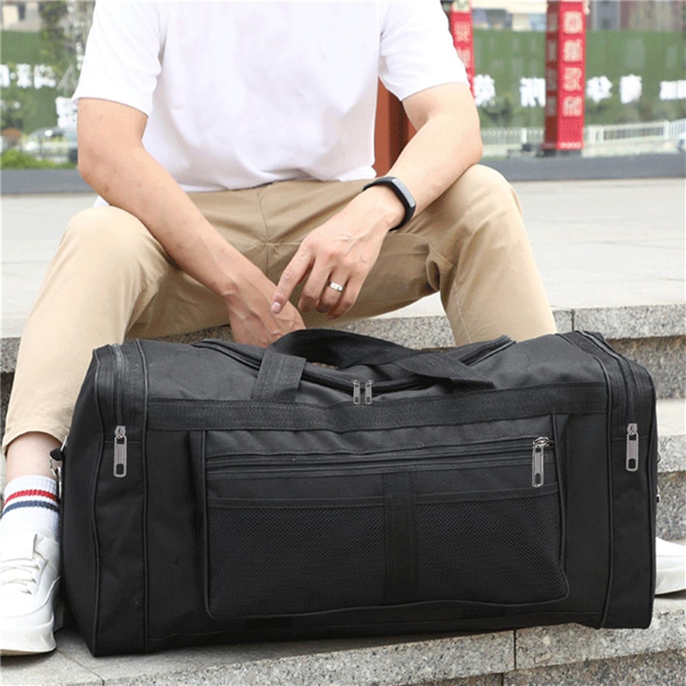 Large Capacity Nylon Travel Duffel Bag Versatile CarryOn Weekender For Men And Women 3
