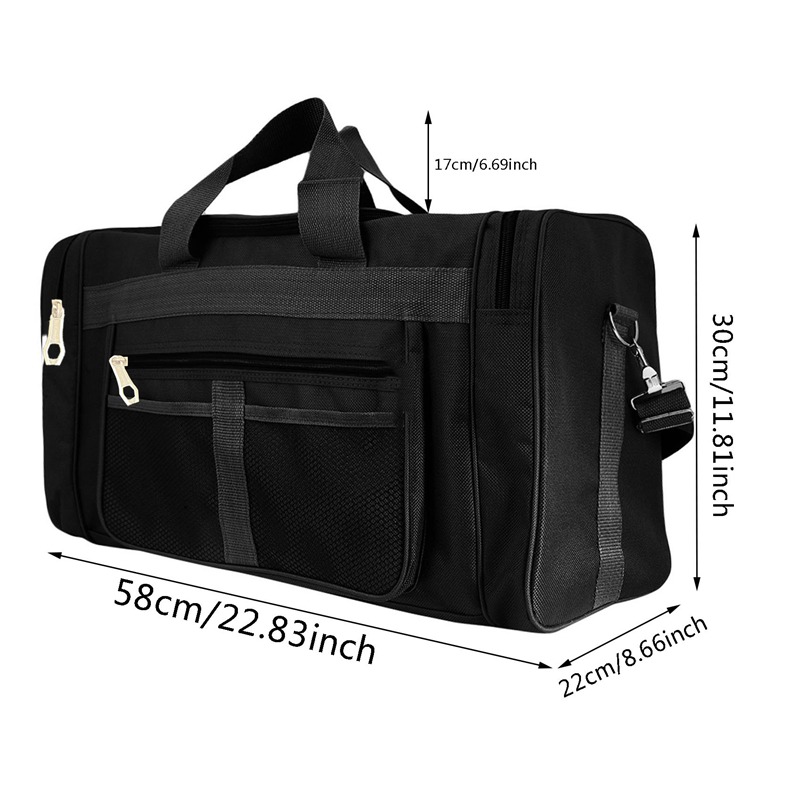 Large Capacity Nylon Travel Duffel Bag Versatile CarryOn Weekender For Men And Women 5