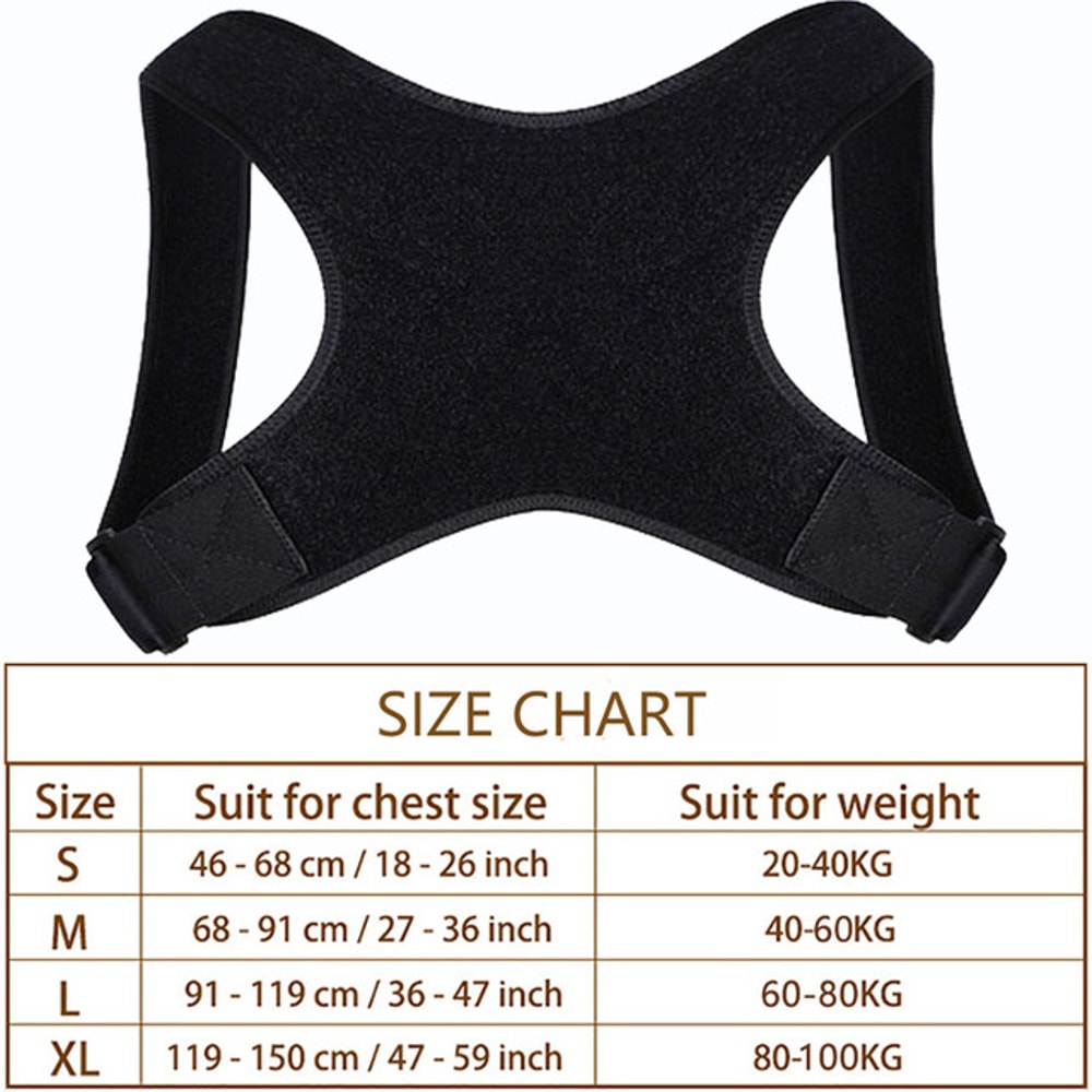 Adjustable Posture Corrector Back Support Belt For Spine Shoulder And Neck Invisible Hunchback Bel 5