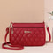PU Leather Crossbody Bag For Women Fashion Shoulder Bag With Embroidery Thread Large Capacity 9