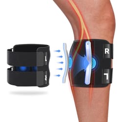 sciatica pain relief brace, adjustable nerve compression support with dual pressure pads