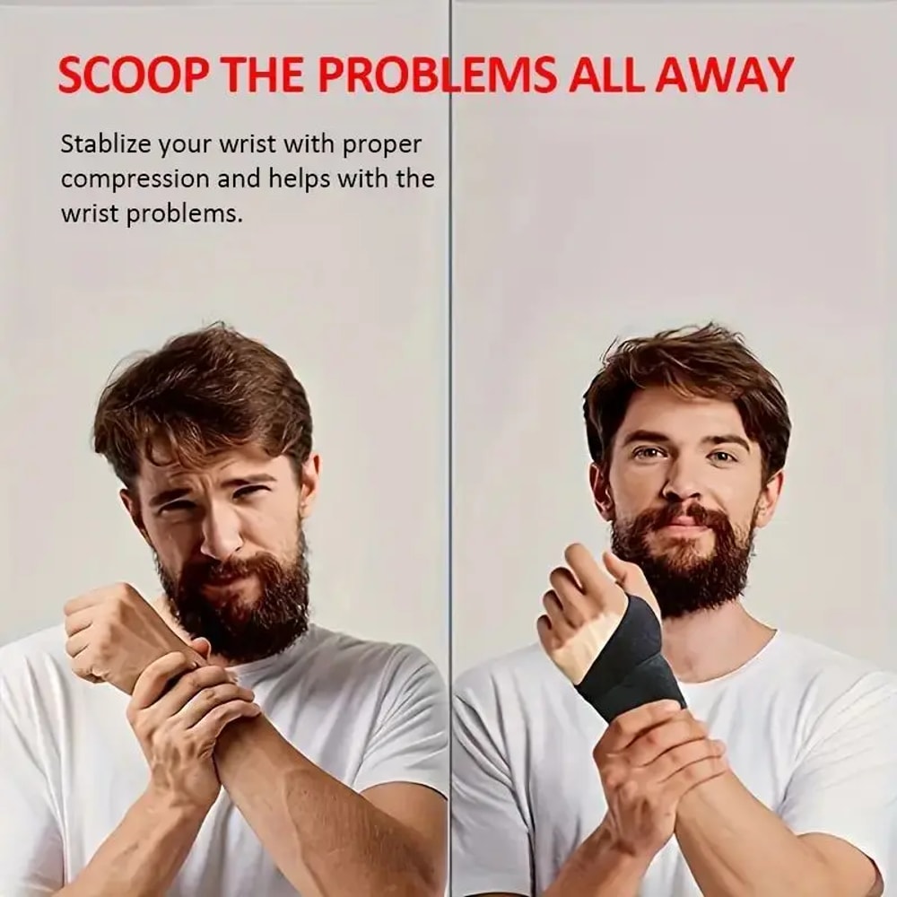 Adjustable Wrist Brace For Carpal Tunnel Relief Supports Both Left Right Hand Perfect For Fitness 3