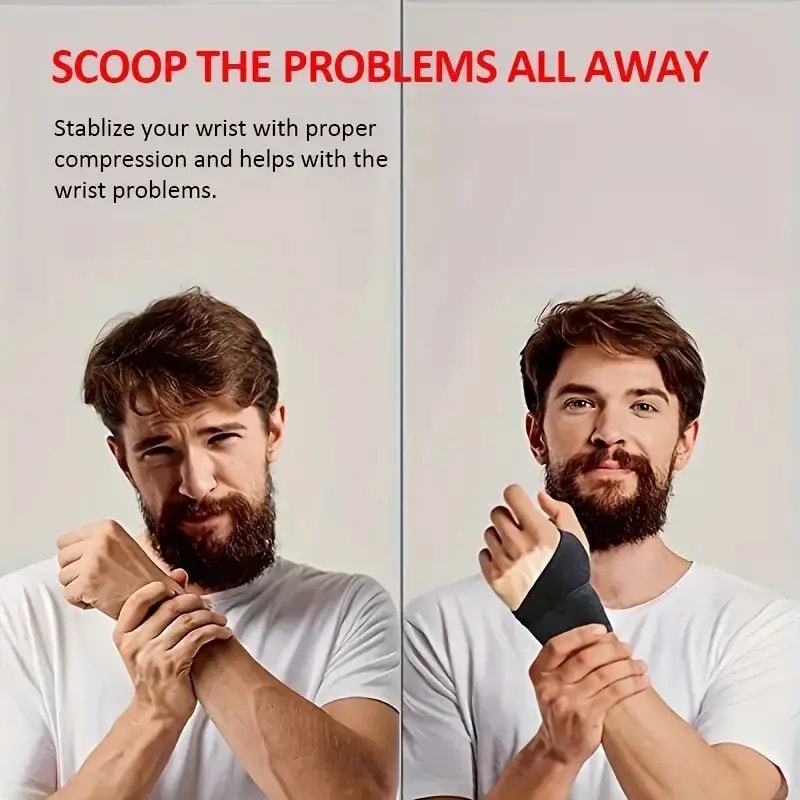 Adjustable Wrist Brace For Carpal Tunnel Relief Supports Both Left Right Hand Perfect For Fitness 3