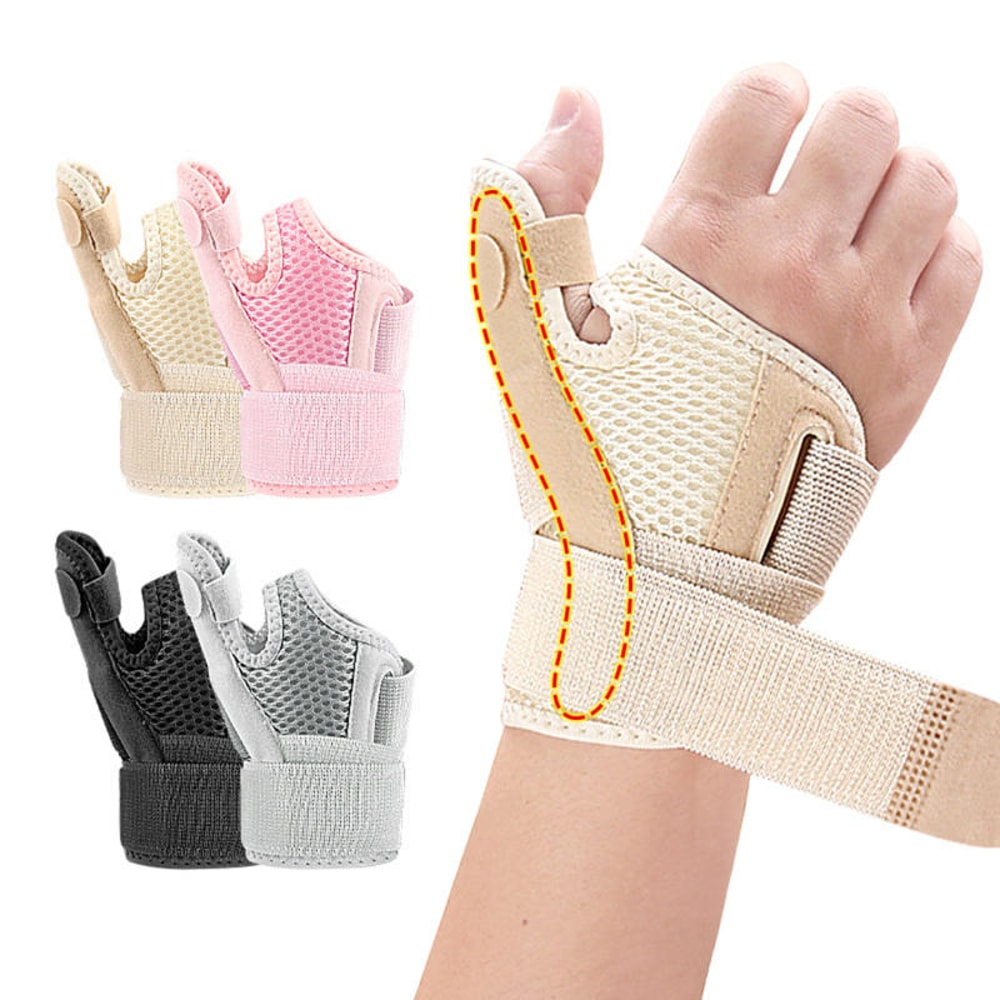 Breathable Thumb Support Brace For Tendonitis Arthritis Relief Fits Both Hands 0