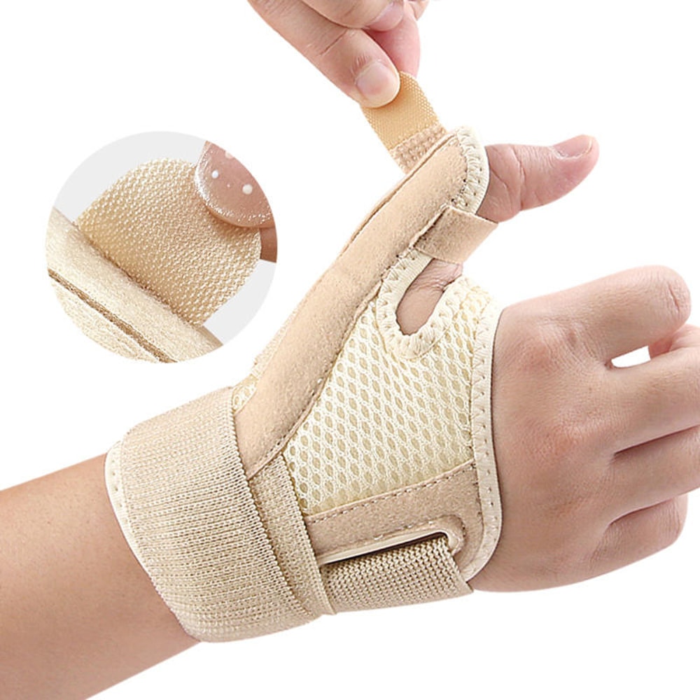Breathable Thumb Support Brace For Tendonitis Arthritis Relief Fits Both Hands 1