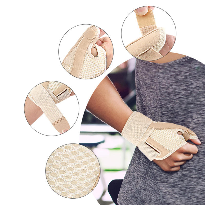 Breathable Thumb Support Brace For Tendonitis Arthritis Relief Fits Both Hands 2