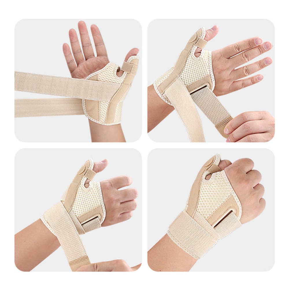 Breathable Thumb Support Brace For Tendonitis Arthritis Relief Fits Both Hands 3
