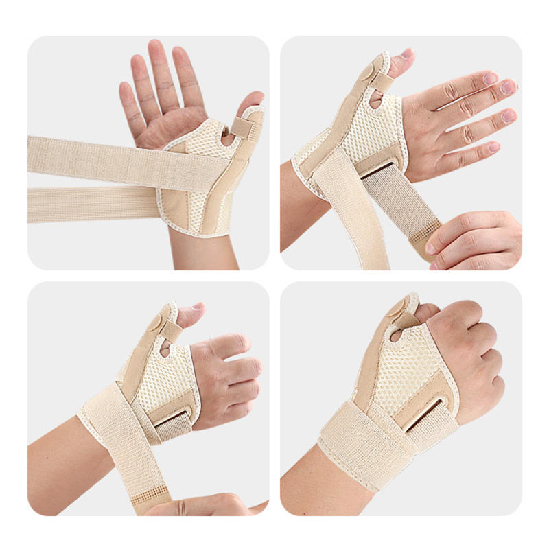 Breathable Thumb Support Brace For Tendonitis Arthritis Relief Fits Both Hands 3
