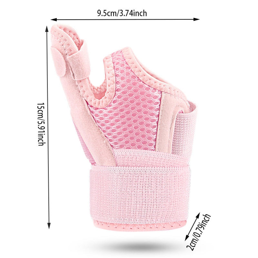 Breathable Thumb Support Brace For Tendonitis Arthritis Relief Fits Both Hands 4