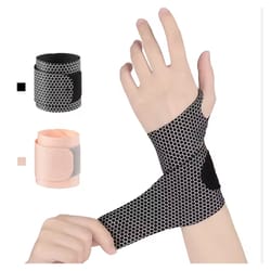 breathable carpal tunnel wrist brace for men and women, ultra thin pressurized support straps