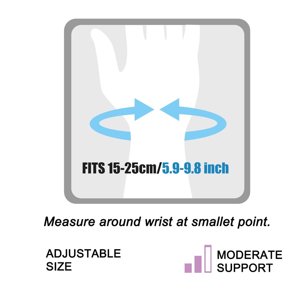 Carpal Tunnel Wrist Brace With Metal Splint Adjustable Support For Tendonitis Arthritis Relief 5