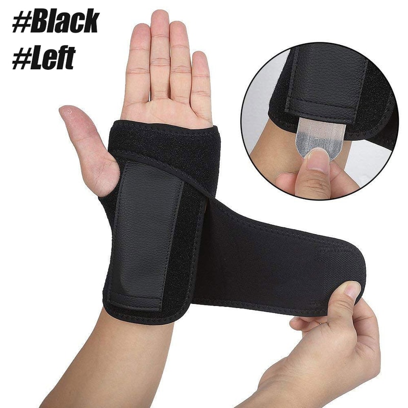 Carpal Tunnel Wrist Brace With Metal Splint Adjustable Support For Tendonitis Arthritis Relief 10