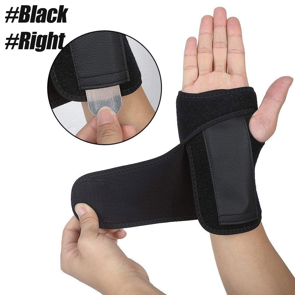 Carpal Tunnel Wrist Brace With Metal Splint Adjustable Support For Tendonitis Arthritis Relief 11