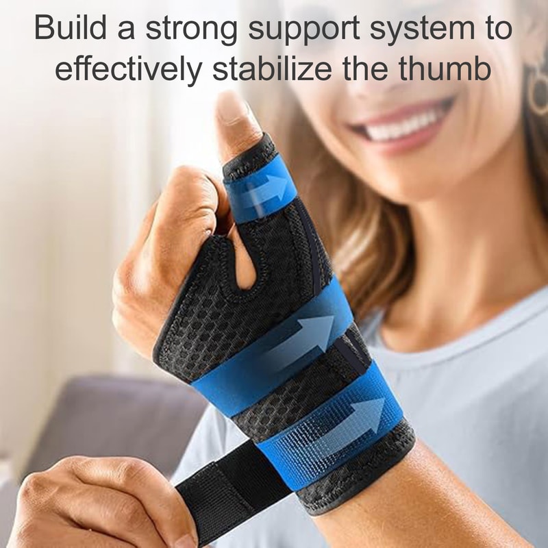 Breathable Thumb Brace For Tendonitis Arthritis Pain Relief Compression Support Wrap 1