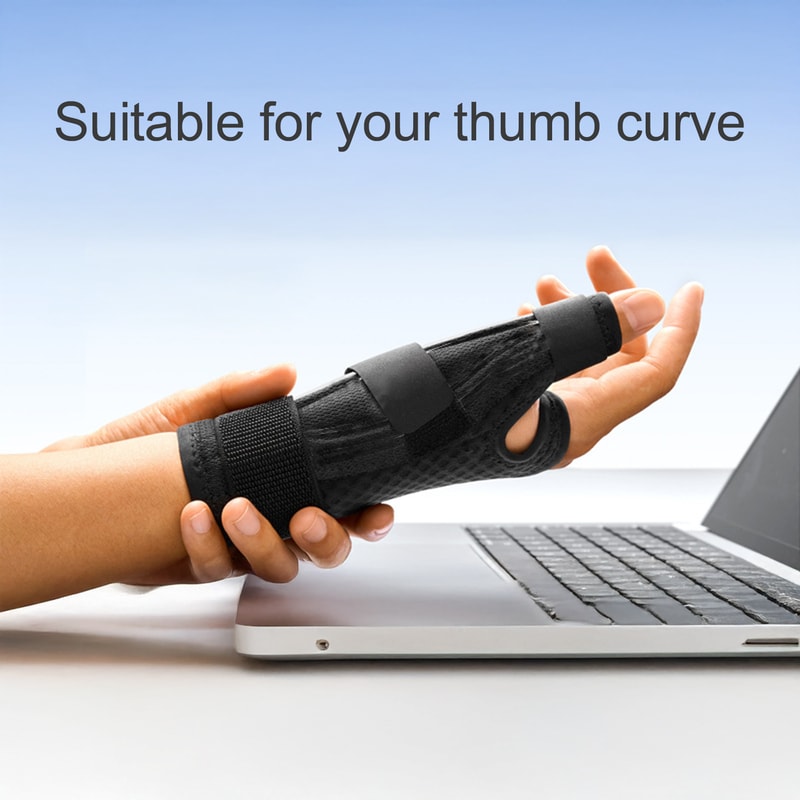Breathable Thumb Brace For Tendonitis Arthritis Pain Relief Compression Support Wrap 2