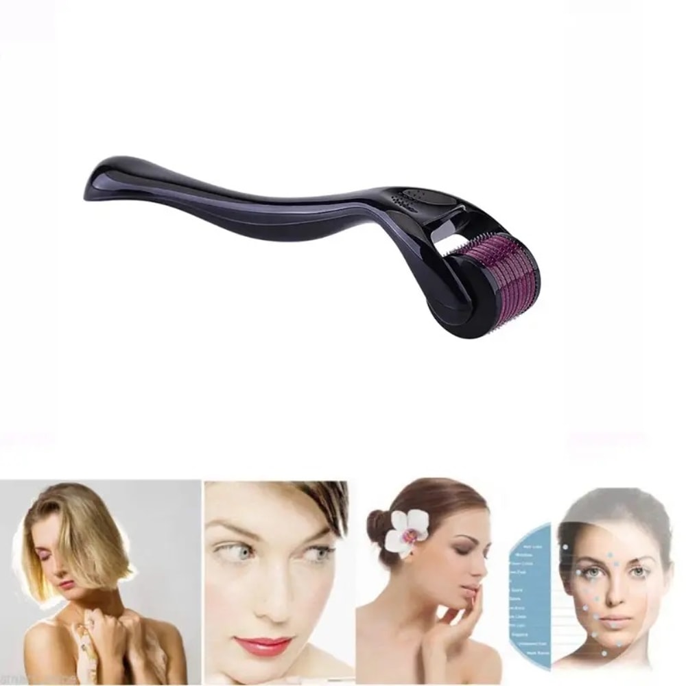 Professional Titanium Microneedle Roller for Facial Skincare and Beauty Massage