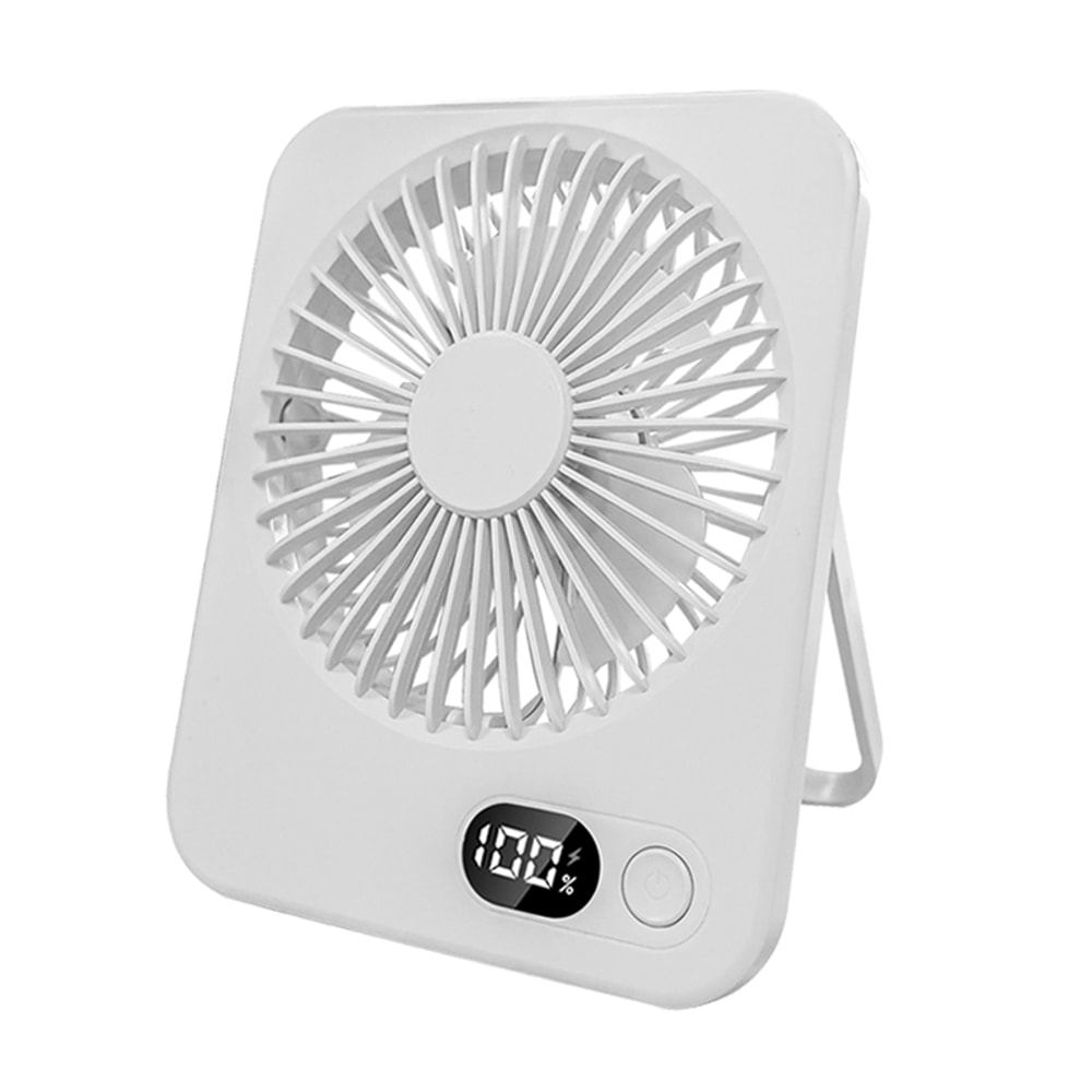 Portable USB Rechargeable Desk Fan, Foldable Mini Fan for Home, Office & Student Use