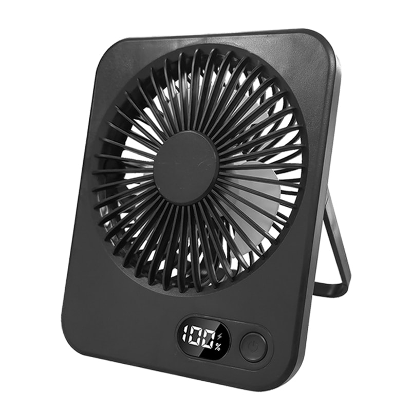 Portable USB Rechargeable Desk Fan, Foldable Mini Fan for Home, Office & Student Use