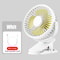 Portable Mini Clip Fan USB Quiet Desk Fan Personal Cooling Fan For Home Office Travel 8