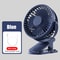Portable Mini Clip Fan USB Quiet Desk Fan Personal Cooling Fan For Home Office Travel 6