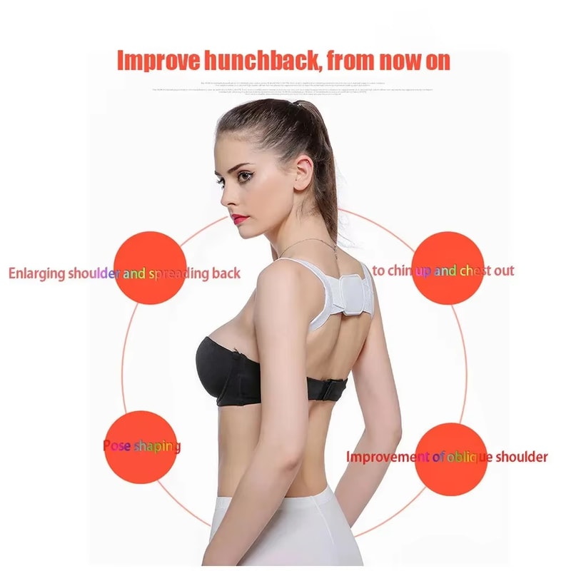 Invisible Posture Corrector Brace Adjustable Back Support For Men And Women 2