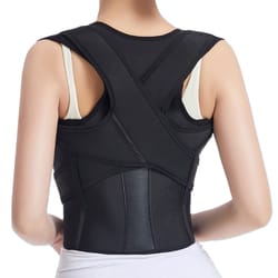 adjustable posture corrector belt back support brace for men women pain relief and alignment