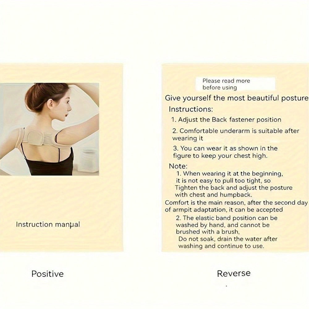 Adjustable Posture Corrector Belt Back Support Brace For Men And Women 2