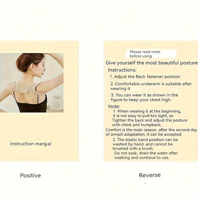 Adjustable Posture Corrector Belt Back Support Brace For Men And Women 2