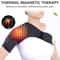 Adjustable Shoulder Massager Brace With Heat For Cervical Pain Relief And Deep Muscle Relaxation 0