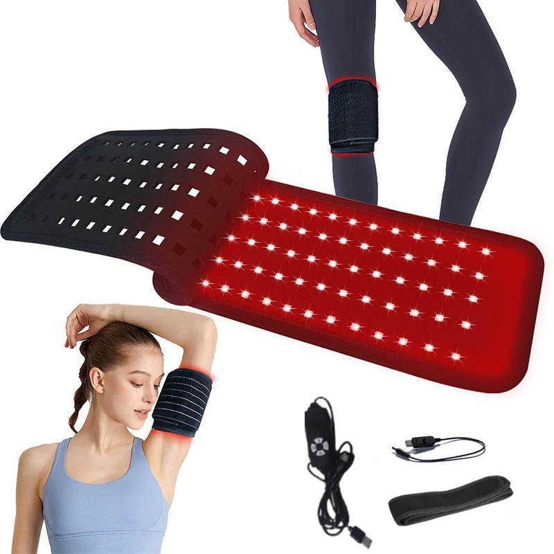 Infrared Heating Massage Belt For Pain Relief Red Light Therapy Waist Pad With Remote Control 0