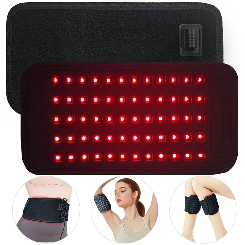 Infrared Heating Massage Belt For Pain Relief Red Light Therapy Waist Pad With Remote Control 2