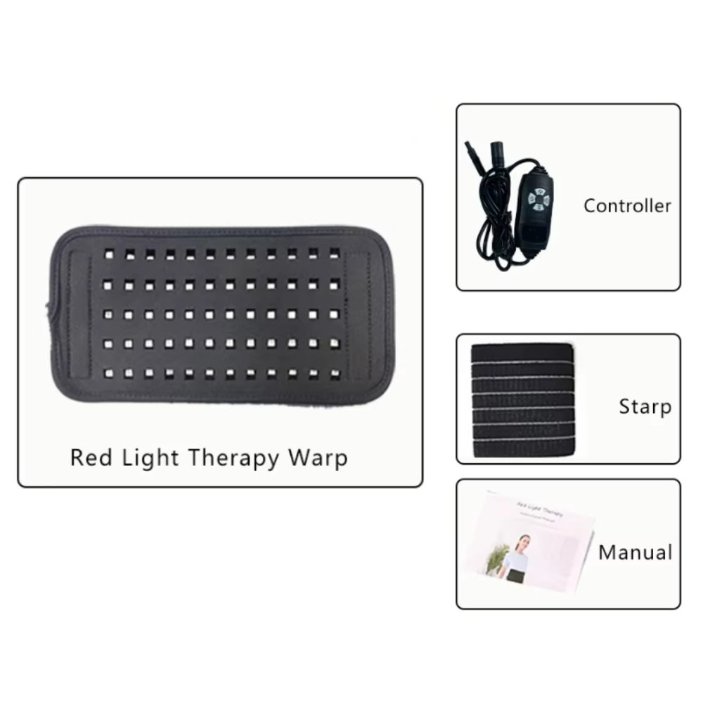 Infrared Heating Massage Belt For Pain Relief Red Light Therapy Waist Pad With Remote Control 6