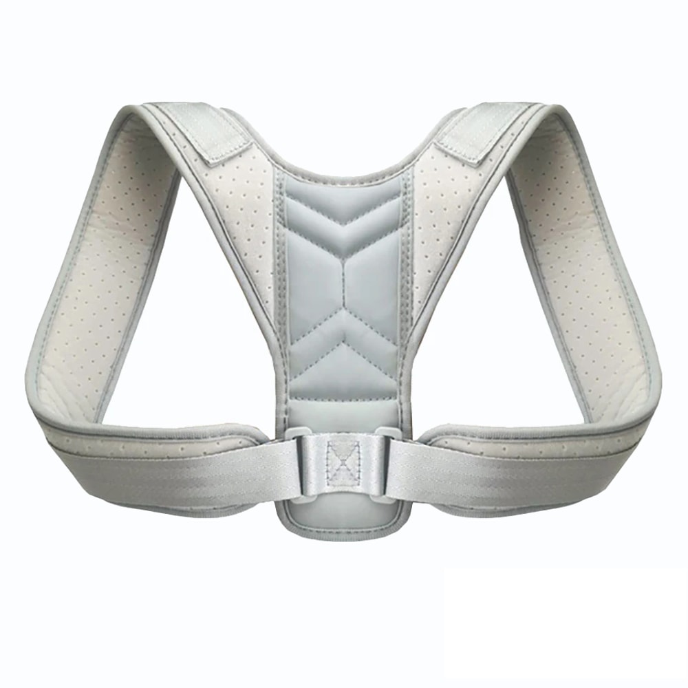 Adjustable Back Posture Corrector Neck Brace Comfort Support For Home Office Use 6