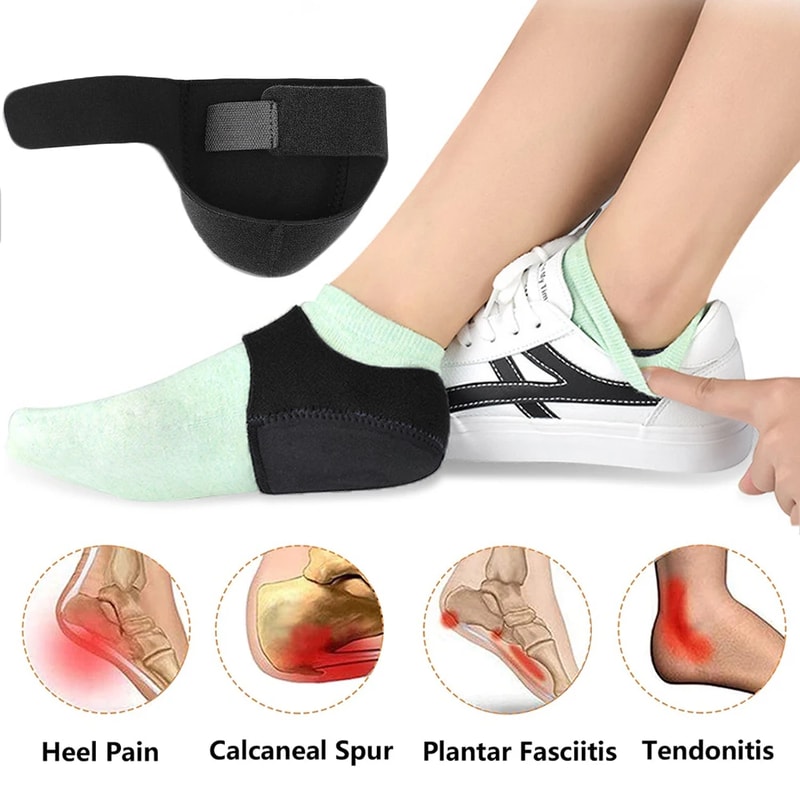 Plantar Fasciitis Gel Heel Cups With U Shaped Silicone Support For Heel Pain Relief 3
