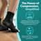 Ankle Compression Socks For Neuropathy Relief Arch Ankle Support OpenToe Design 1